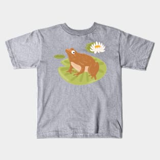 Toad Flower Hand drawn Kids T-Shirt